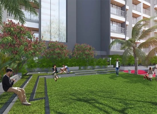 VCC Viara Punawale Garden & Seating Area Image